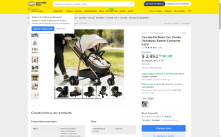 Carriola de Bebé 6 en 1 por $2,825 | Mercado Libre
