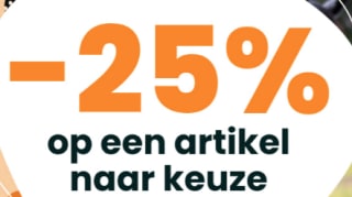 25% korting op je bestelling bij Epplejeck