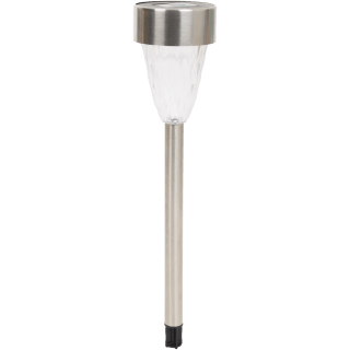 Action estaca jardín solar plateada por 0,75€