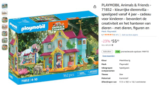 Playmobil 71852 Kleurrijke Dierenvilla voor slechts €45 bij Amazon