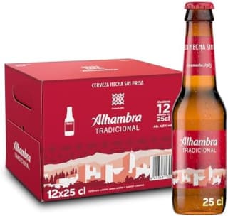 Alhambra Tradicional Cerveza Paquete de 12 x 250 ml por 4.79€