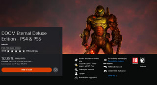 DOOM Eternal Deluxe Edition PS4 & PS5 por $60 | PlayStation Store (Turquía)