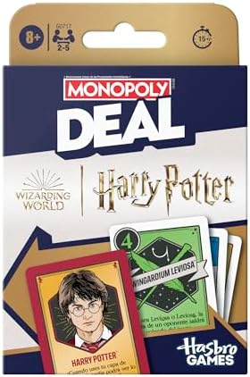 Juego de Cartas Monopoly Deal: Harry Potter por 7.99€