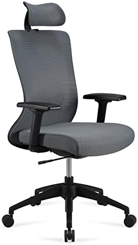 Amazon Basics Silla oficina ergonómica, reposabrazos y soporte lumbar por 99.03€