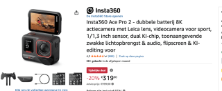 Insta360 Ace Pro 2 Standard Bundle voor €319 bij Amazon