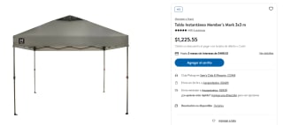Toldo Instantáneo Member's Mark 3x3m por $1,225 | Oferta Sam's Club