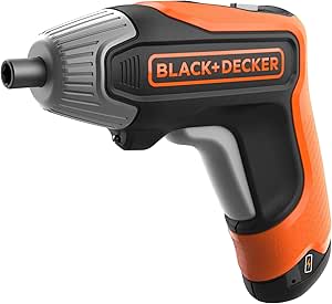 BLACK+DECKER Atornillador a Batería 3.6V + 10 Puntas y Estuche por 27.29€