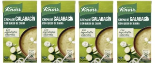 4 Bricks de Knorr Crema Calabacín con Queso de Cabra, 500ml por 4.79€