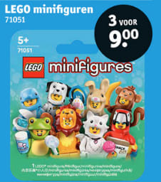 3 stuks Lego minifiguren voor €9 bij kruidvat