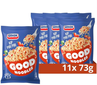 Unox Kip Piri Piri Noodles Voordeelverpakking voor €5,09