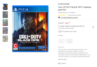 Call of Duty Black Ops 7 para PS4 por $562 | Oferta Suburbia