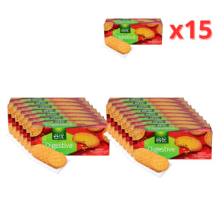 Gullón Digestive Galletas integrales 15 x 400 g por 2.99€
