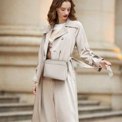 Bolso bandolera de piel sintética con 3 compartimentos y correa extraíble por 5.99€