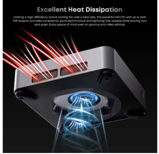 Chuwi AuBox Mini PC R7 8745HS 32GB 1TB SSD por 374.37€