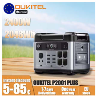 OUKITEL P2001E Plus draagbaar energiestation voor €418,40 dmv code bij AliExpress