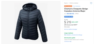 Chamarra Mujer Invierno por $219 | Oferta Mercado Libre