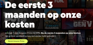 Gratis Amazon Prime abonnement (3 maanden) bij KPN
