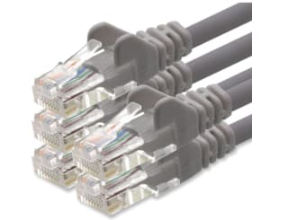 Pack de 5 Cables de Red Cat.6 1aTTack.de (0,5m) por 6,24€