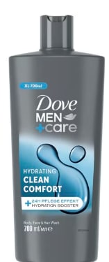 2+2 gratis op Dove Men+Care Hydrating Clean Comfort Douchegel 700ml bij Kruidvat