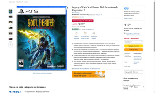 Legacy of Kain Soul Reaver 1&2 Remastered por $419 | Oferta Amazon