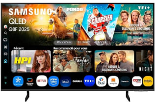 TV Samsung TV AI 43 Pouces QLED 43Q8F 4K Smart TV Quantum Dots à 399€