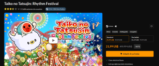 Taiko no Tatsujin: Rhythm Festival por $363 | Fanatical