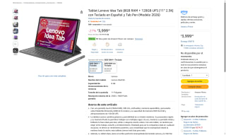Tablet Lenovo 8GB 128GB por $3,999 | Oferta Amazon