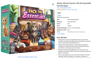Wacky Wizard Games: Pak De Essentiële Het Bordspel voor €16,92 bij Amazon