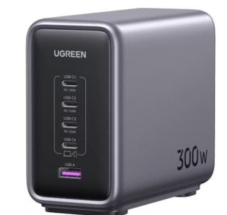 UGREEN Lader Nexode 300W 5-poorts PD GaN voor €85,90 bij Ibood