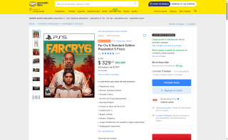 Far Cry 6 Standard Edición para PS5 por $329 | Mercado Libre