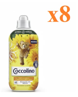8 x Coccolino Suavizante Concentrado 980ml, aroma naranja, jazmín y ámbar por 15.92€