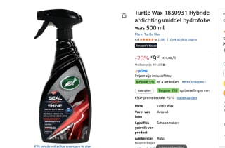 Turtle Wax – Hybrid Wax – Langdurige Glans voor €9,50 bij Amazon