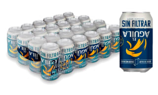 Cerveza El Águila Sin Filtrar pack de 24 latas de 33 cl por 14,81€