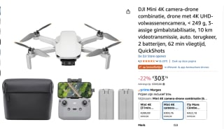 DJI Mini 4K Fly More Combo drone voor €303,76 bij Amazon