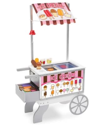 Melissa en Doug Houten ijs- en hotdogkraam 125 x 67 x 36 cm voor €89 bij Bol.