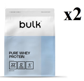 2 x Bulk Pure Whey Proteína Concentrada Sabor Bayas & Cream 1kg por 35.98€