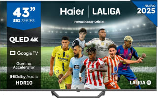 Haier QLED 4K UHD H43S81FUX 43", Smart TV, Google TV por 239€