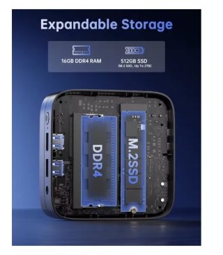 Mini PC ACEMAGIC E1 N150 8GB/256GB por 104,97€