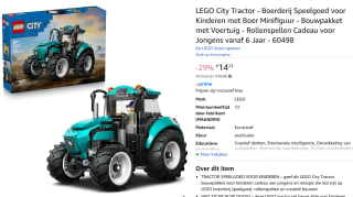 LEGO City 60498 Tractor voor €14,23 bij Amazon