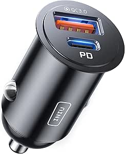INIU 60W Dual USB Car Charger £2.86 Amazon Deal
