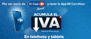 Ahorrate el IVA en Teléfonos y Tablets en Carrefour grandes marcas super ofertas