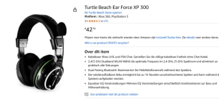 Turtle Beach Ear Force XP300 Wireless Stereo Gaming Headset voor €42,74 bij Amazon