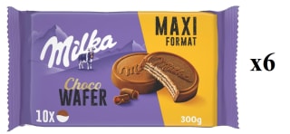 6 packs de Milka Choco Wafer Galleta Barquillo por 16.62€