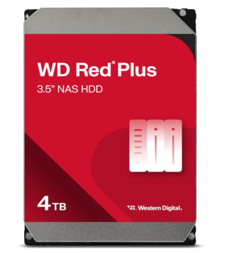 Disque Dur Interne 3,5" WD Red Plus NAS - 4 To à 156,99€