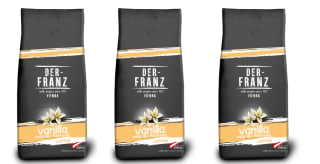 3 x Der-Franz Café en Grano 1kg Arábica y Robusta, Vainilla Natural por 29.97€