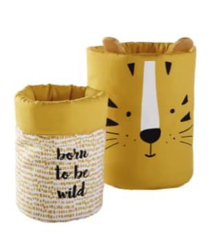 Corbeilles en coton Maison du monde (x2) à 5,95€