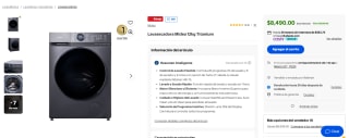 Lavasecadora Midea 12kg Titanium por $8,490 | Walmart (BBVA)