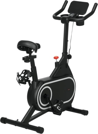 SPORTNOW Bicicleta Estática con Volante Inercia 4 kg Resistencia Magnética por 79.79€