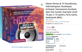 Hitster Movies & TV Soundtracks voor €9 bij Amazon