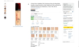 Base L'Oréal 32H por $135 | Oferta Amazon